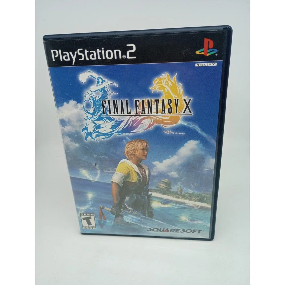 Final Fantasy 7, 8, 9, 10 & 11 Online PS1 PS2 All Black Label Great Condition